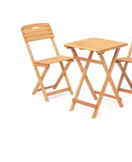 Záhradné stoličky a kreslá  Balkónový set buk 644MYD1101