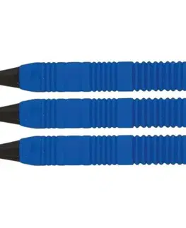 Šípky Unicorn Core Plus Rubberised Brass Blue 3ks 16 g