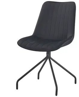 Čalúnené stoličky Stolička Nussi 12325 čierna