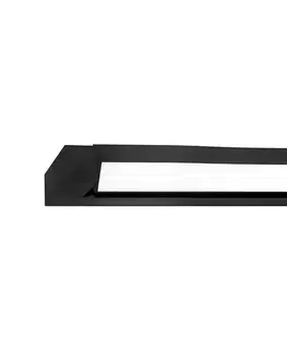 LED osvetlenie  LED Vonkajšie nástenné svietidlo 2xLED/4W/230V IP54 30 cm čierna LEDASTER 2x4W