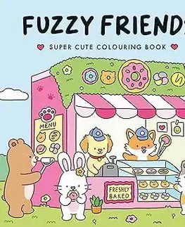 Pre deti a mládež - ostatné Fuzzy Friends: Super cute colouring book - Vivi Tinta