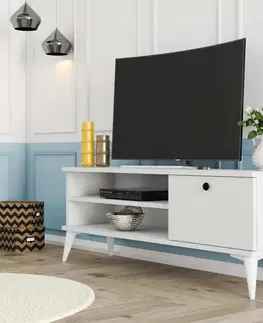 TV stolíky SUSHI TV stolík, biela