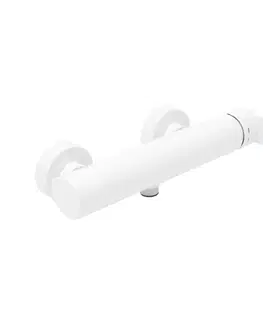 Kúpeľňové batérie Sprchová batéria SAT B-Way bez sprchového setu 150 mm biela matná SATBSBW268B SATBSBW268B