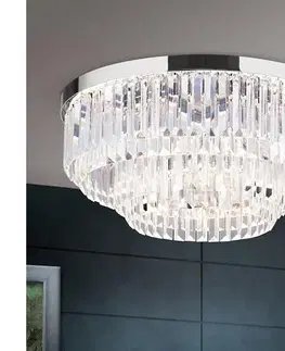 Svietidlá Orion - LED stmievateľné krištáľové svietidlo PRISM LED/80W/230V pr. 55 cm chróm DL 7-666/55 chrom