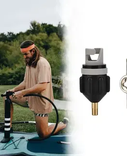 Vodácke doplnky Nafukovací adaptér pre ventily paddleboardov inSPORTline s kľúčom