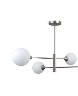 Svietidlá  PND-55342-4-SN - Luster na tyči EVORA 4xG9/5W/230V nikel PND-55342-4-SN