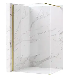 Sprchové dvere REA/S - Sprchová zástena Flexi Transparent / Brush Gold 70 KPL-K99268