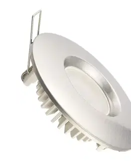 Svietidlá  LED Kúpeľňové podhľadové svietidlo LED/7W/230V 4000K strieborná IP44 LDL253/S