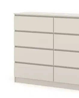 Komody ArtBm Komoda MAJA 140 S8 | cashmere