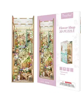 3D puzzle CENGO GmbH Book Nook - 3D Puzzle - Kvetinárstvo