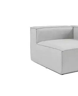 Kreslá Kreslo / Jednomiestna pohovka Fora 1R - Light Grey