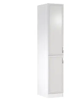 Kuchynské skrinky stojace Kuchynská Skrinka Sycylia D40sp L Biely/Dub Lancelot