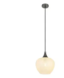 Svietidlá Globo 15548HK - Luster na lanku MAXY 1xE27/40W/230V pr. 24 cm biela/antracit 15548HK
