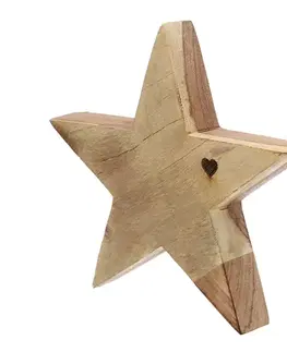 Vianočné dekorácie Dekorácia Wooden Star II 20x4x20 cm