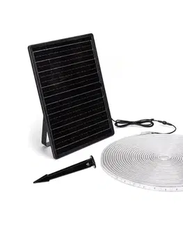 LED osvetlenie  B.V.  - LED RGB Stmievateľný solárny pásik LED/20W/3,2V 20 m IP65 + DO B10201NL0