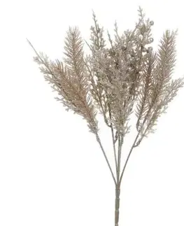 Vetvičky, girlandy, kvety Kinekus Ozdoba zapichovacia čečina 33cm zlatá