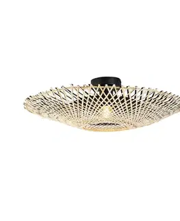 Stropné osvetlenie Orientálne stropné svietidlo bambus 50 cm - Rina