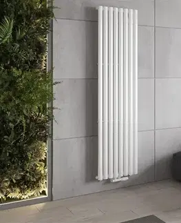 Radiátory do kúpeľne MEXEN - Oregon vykurovací rebrík/radiátor 1800 x 490 mm, 805 W, biela W202-1800-490-00-20