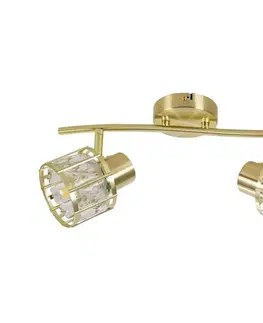 Svietidlá  Prisadený luster ZAHARA 2xE27/10W/230V zlatý 336965