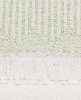 Uteráky Uterák Trevor 70x140cm bielo zelený