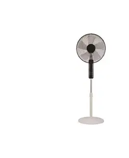 Ventilátory Eurolamp Stojanový látor 60 W/230 V, priemer 40 cm, biely/čierny 300-20016