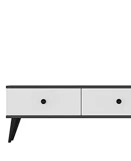 TV stolíky TV stolík Mona 120 - Anthracite, White