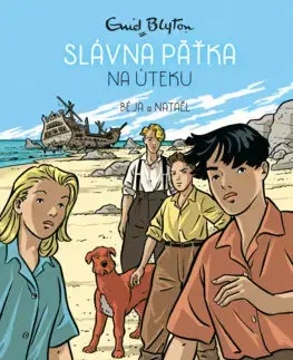 Komiksy Slávna päťka 3: Na úteku - komiks - Enid Blyton,Daniela Marsinová