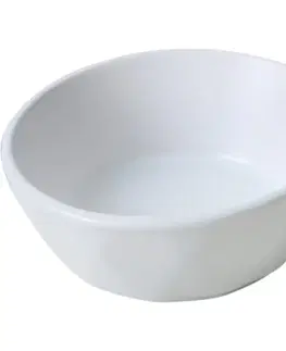 Misky a misy Súprava 6 kameninových misiek Facetta 12 cm, biela