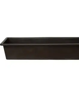Kvetináče a truhlíky Truhlík 40 cm hnedá, 40 cm