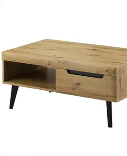 Konferenčné stolíky s úložným priestorom Konferenčný stolík Nordi NL107 dub Artisan
