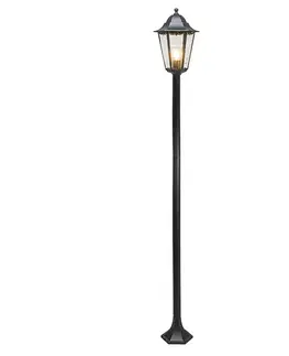 Vonkajšie svietidlá Klasická vonkajšia stojaca lampa čierna 170 cm IP44 - New Orleans 1