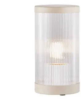 Lampy Nordlux - Vonkajšia stolná lampa COUPAR 1xE27/25W/230V IP54 béžová 2218075008