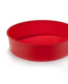 Formy na pečenie BANQUET Culinaria Silikónový tortu červený 24 cm
