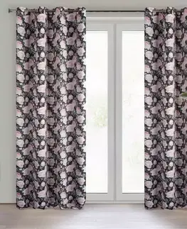 Závesy do spálne Záves BELLIS 135X250 na priechodkách 346715