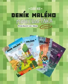 Dobrodružstvo, napätie, western Deník malého Minecrafťáka: komiks komplet 1 - Cube Kid