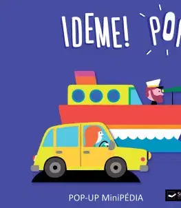 Leporelá, krabičky, puzzle knihy MiniPÉDIA - Ideme! POP POP-UP - Géraldine Cosneau