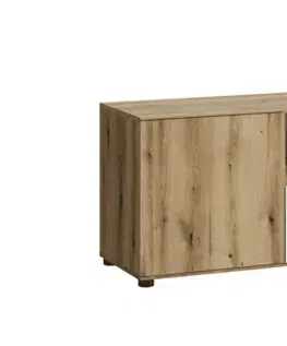 TV stolíky ArtExt TV stolík CAMINO 1D2S | dub evoke/biela