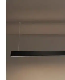Svietidlá  LED luster na lanku LED/55W/230V 3000/4000/6500K 120 cm čierna LN74