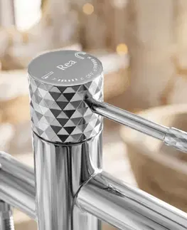Kúpeľňové batérie REA - Voľne stojace batérie Lungo Diamond Chrome REA-B2250