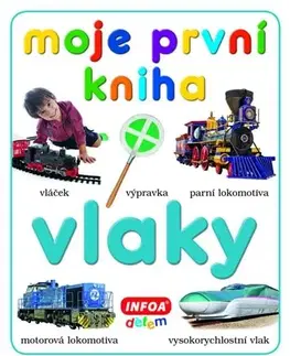 Leporelá, krabičky, puzzle knihy Moje první kniha - vlaky - Kolektív autorov