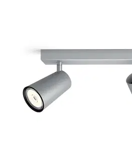 Svietidlá Philips 50572/48/PN - LED Bodové svietidlo MYLIVING PAISLEY 2xGU10/5,5W/230V 50572/48/PN