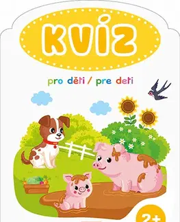 Nalepovačky, vystrihovačky, skladačky Kvíz pro děti / pre deti 2+ - žlutý sešit / žltý zošit (CZ/SK vydanie)