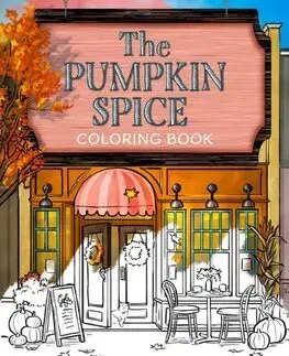 Maľovanky pre dospelých The Pumpkin Spice Cafe Coloring Book - Laurie Gilmore