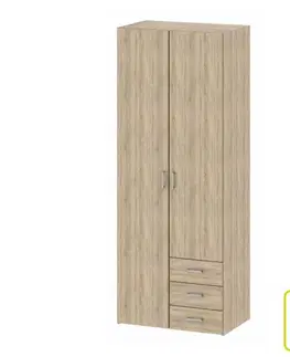 Šatňové skrine Šatníková skriňa GWEN 70425 Tempo Kondela
