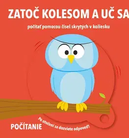 Leporelá, krabičky, puzzle knihy Zatoč kolesom a uč sa - Počítanie
