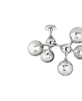 Svietidlá Ideal Lux - Prisadený luster NODI 5xE14/28W/230V 50x55 cm lesklý chróm 200484