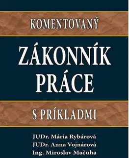 Zákony, zbierky zákonov Komentovaný Zákonník práce s príkladmi - Miroslav Mačuha,Anna Vojnárová,Mária Rybárová