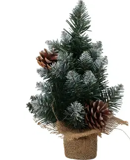Vianočné dekorácie Vianočný dekoračný stromček Snowy, 30 cm, 30 cm