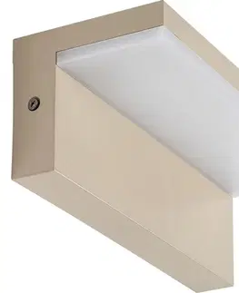 LED osvetlenie Rabalux 77219 - LED vonkajšie nástenné svietidlo ZARAGOZA LED/9W/230V IP54 béžová 77219