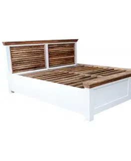 Postele Posteľ Agni 180x200 indický masív mango